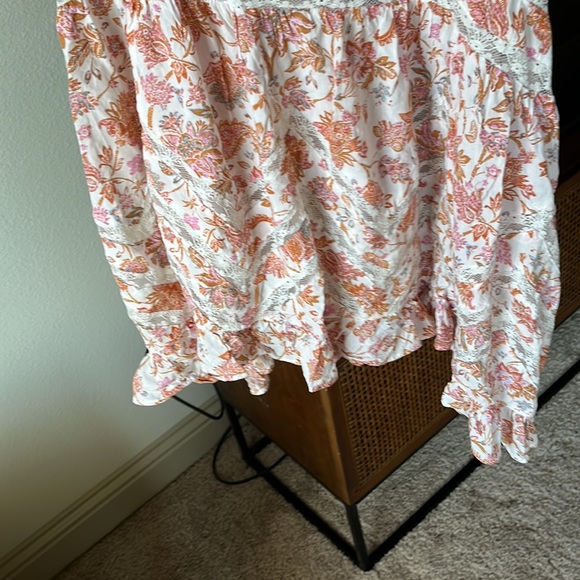 SOLD NWOT free people intimately voile lace detail tunic - Picture 10 of 11